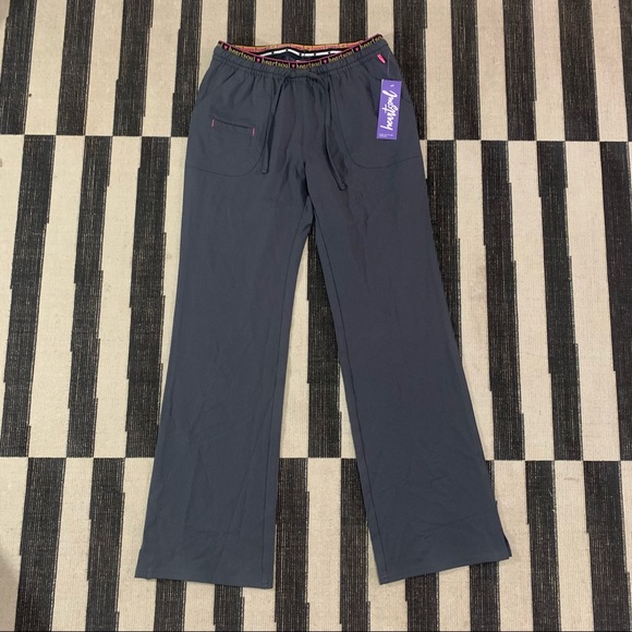 NWT HEARTSOUL Low Rise Drawstring Flare Leg Pants Contemporary Pewter 20110 PEWH - Picture 7 of 16